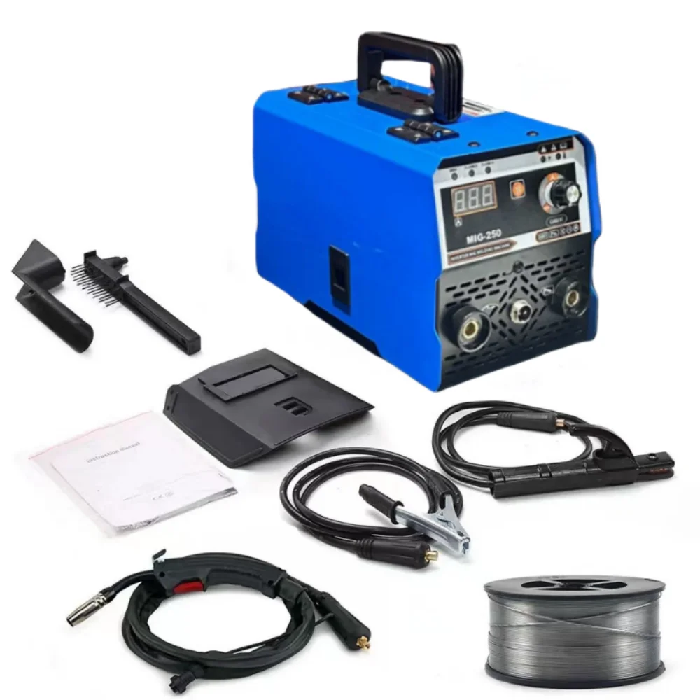 Guaranteed quality blue 110V mig welders dual purpose MMA MIG 2 IN  1 no gas welding inverter welding machine