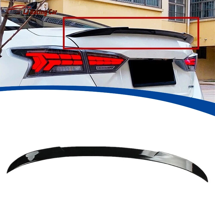 Car Accessories  ABS Rear Boot Trunk Lip Spoiler Wing Rear Tail Wing Cover Decoration For Nissan Altima  2019+