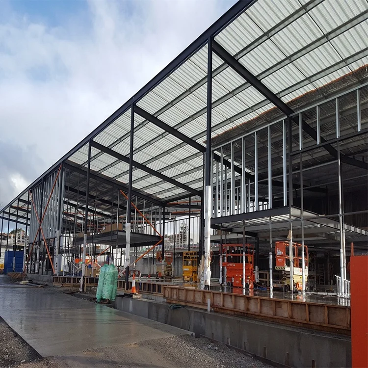 customized prefab light steel structures frame horse riding  hall building