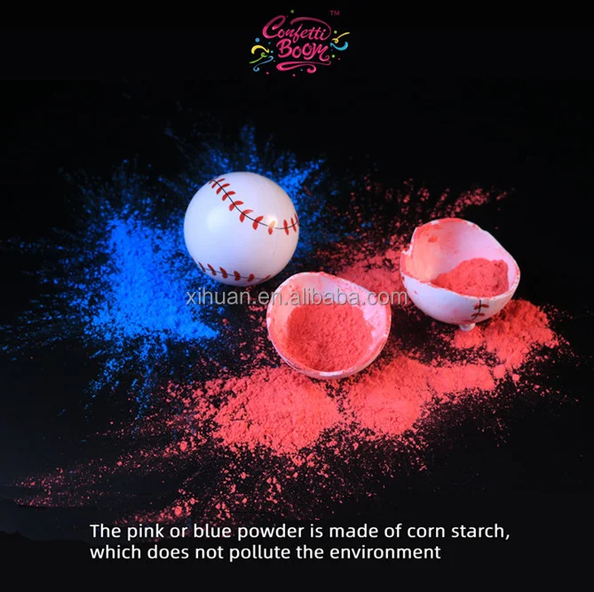 Gender reveal baseball Confetti Manufacturer Cannons Christmas Valentine Chinese Wedding Graduation Item Style Pcs