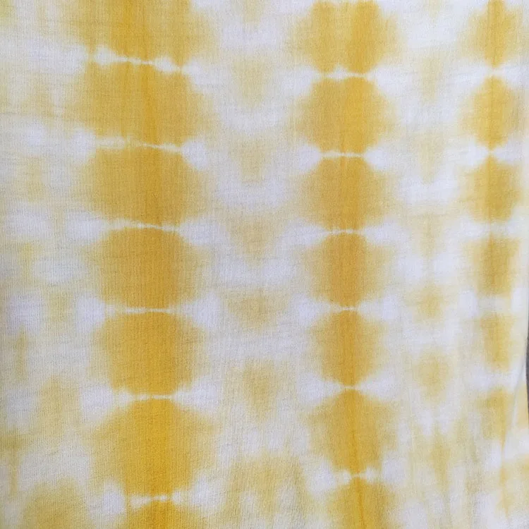 
Fashion patterns tie dyed jersey modal cotton fabric 60% cotton 40% modal knitted fabric for casual dress and underwear 