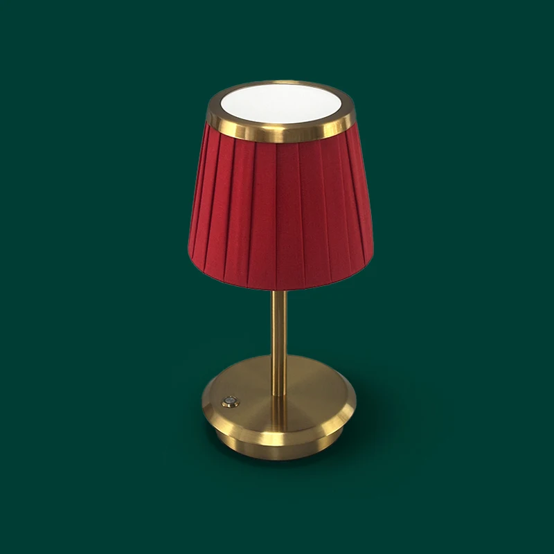 Рождественские водонепроницаемые тканевые настольные лампы