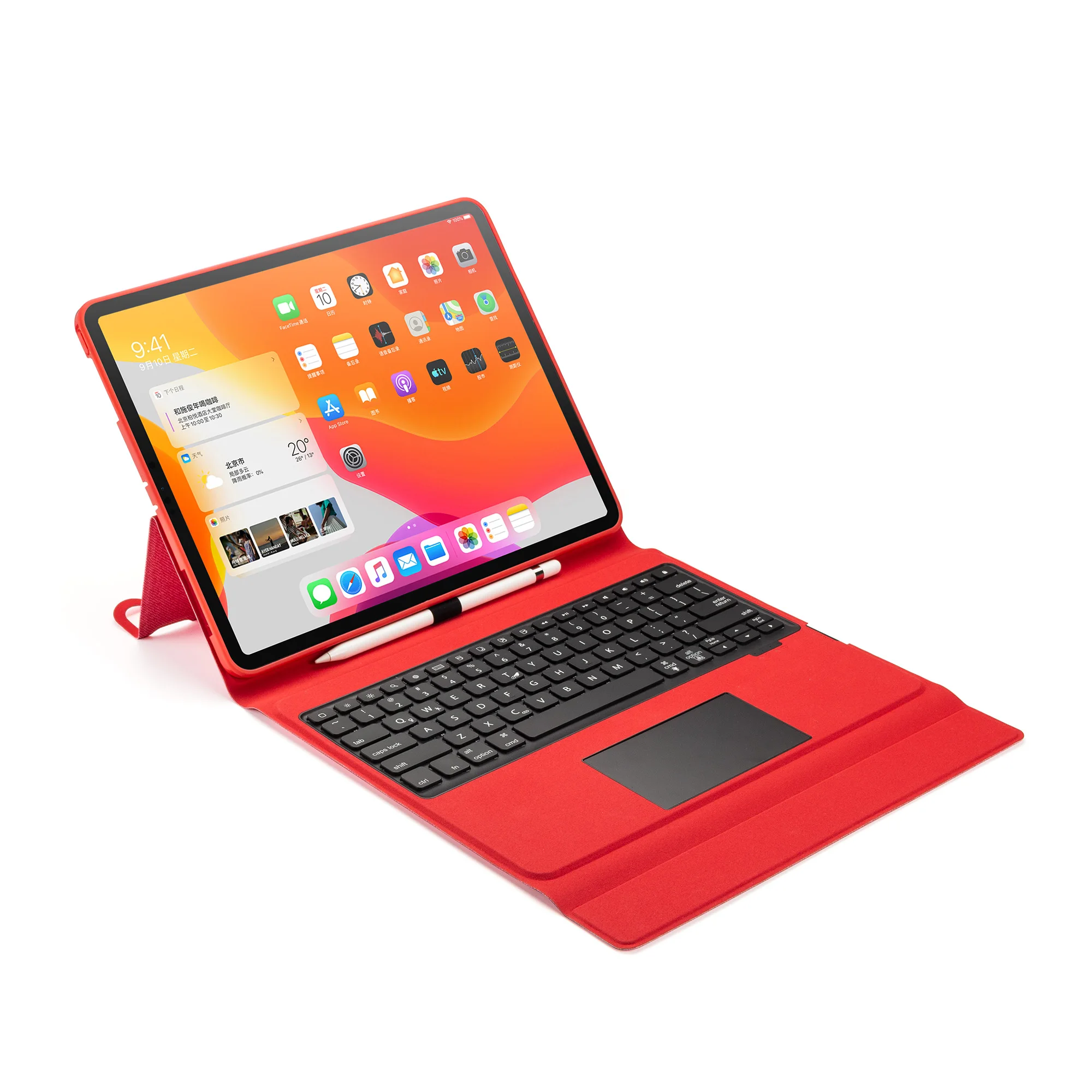 Цветной Bluetooth беспроводной кожаный чехол для Ipad pro12.9