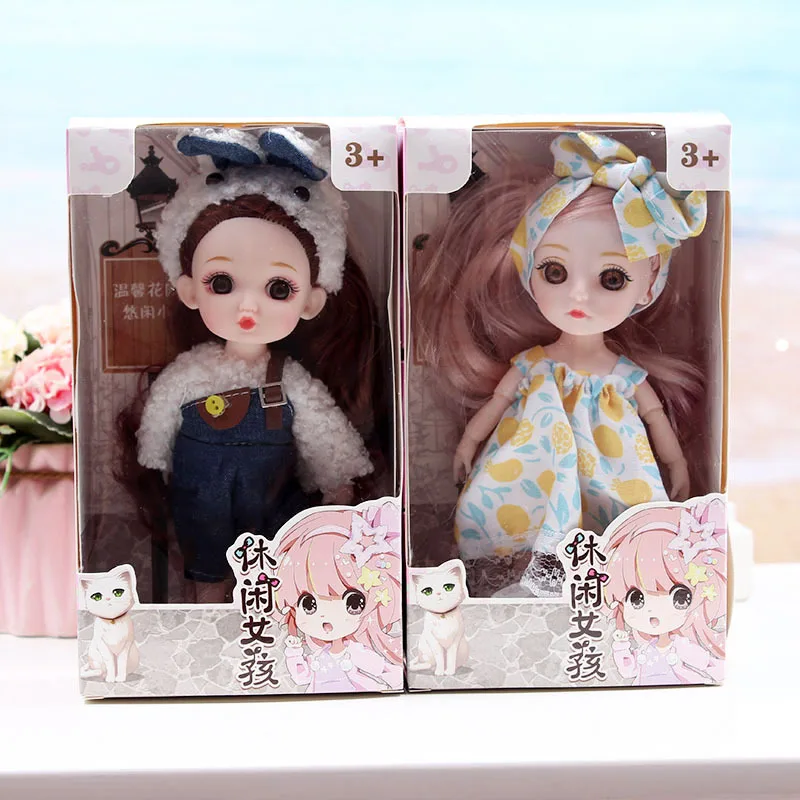 Kawaii Good Quality Cute Realistic Small Baby Dolls Little Girl Gift New Design BJD Doll