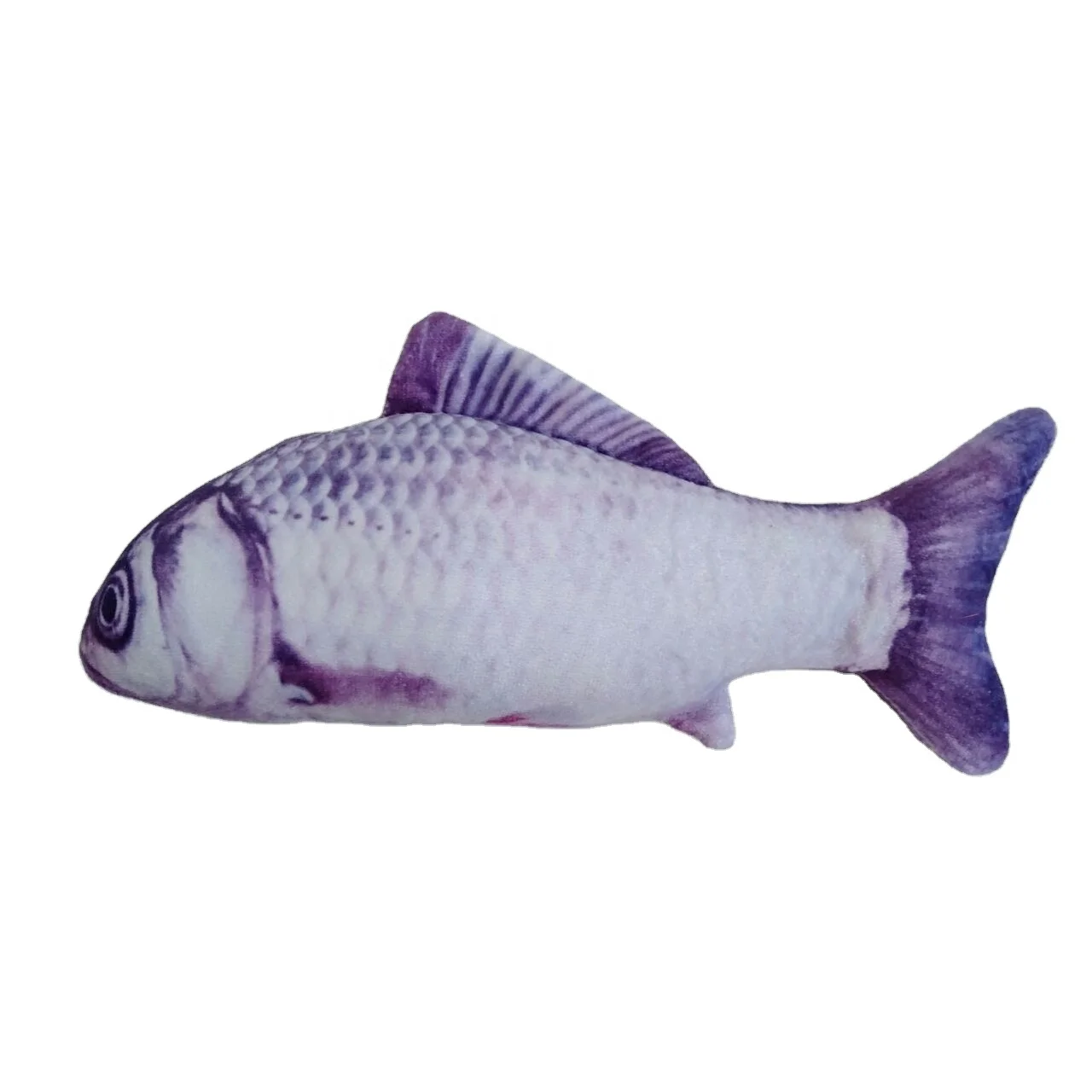 High Quality Realistic Simulation Fish Squeak Plush Dog Toys