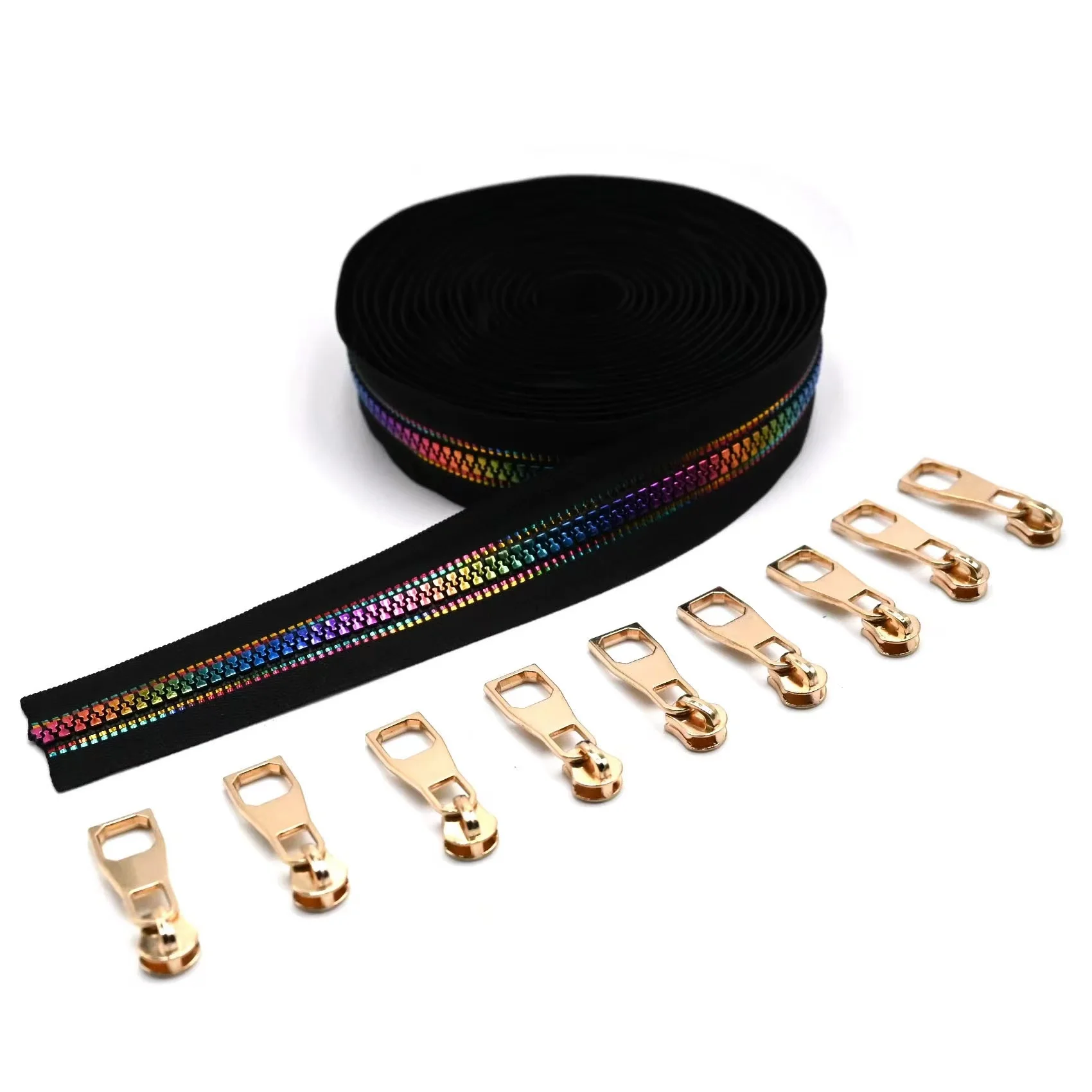 ready to ship continuous zipper size 5 rolls strong