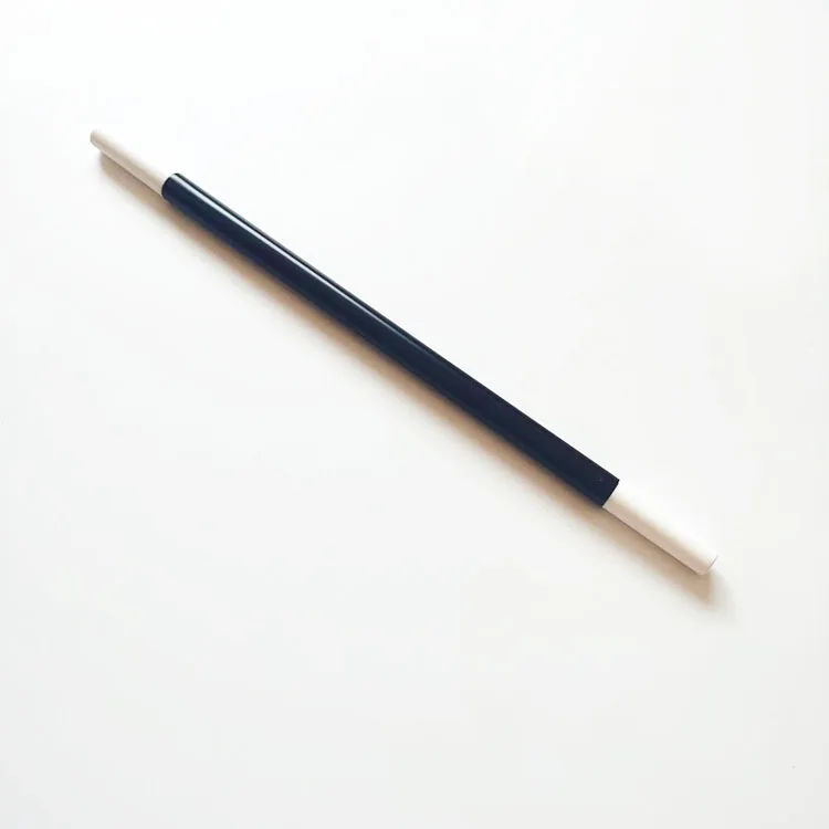 Promotion Gift Plastic Black Magic Wand Customized Logo Stick Black Tube With White Ends Magic Trick