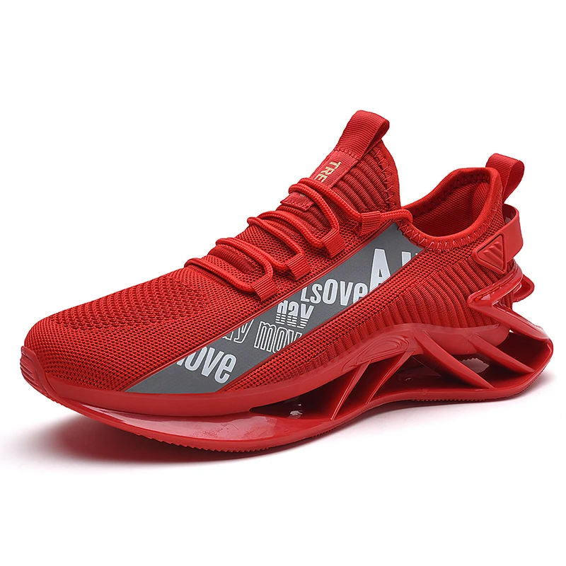 
Shoes men Sneakers 2021 Blade Running Shoes Breathable Men Footwear Trainer Fashion Male casual Red Shoes for Men 