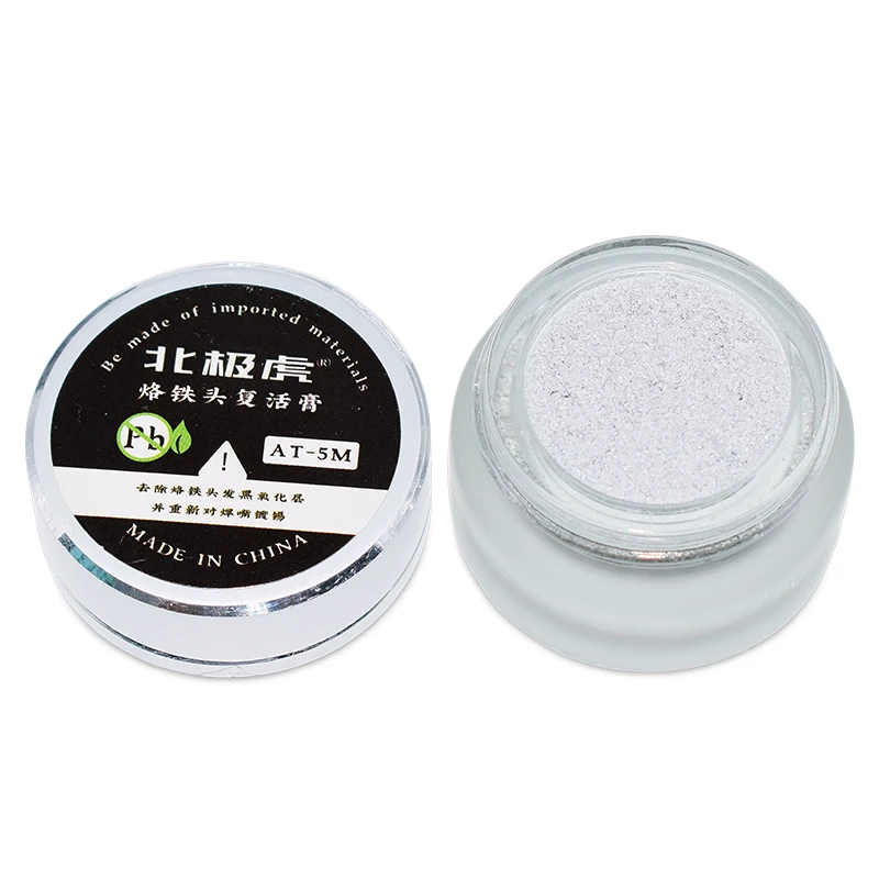 Electric soldering iron head resurrection paste Cleaning soldering iron hair black tin repair paste Remove oxide layer