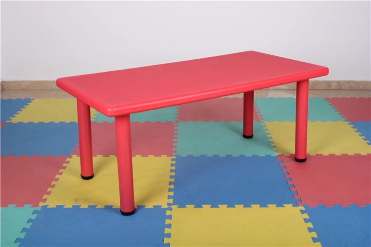 Kindergarten rectangular tables kids plastic chairs and tables children table and chair