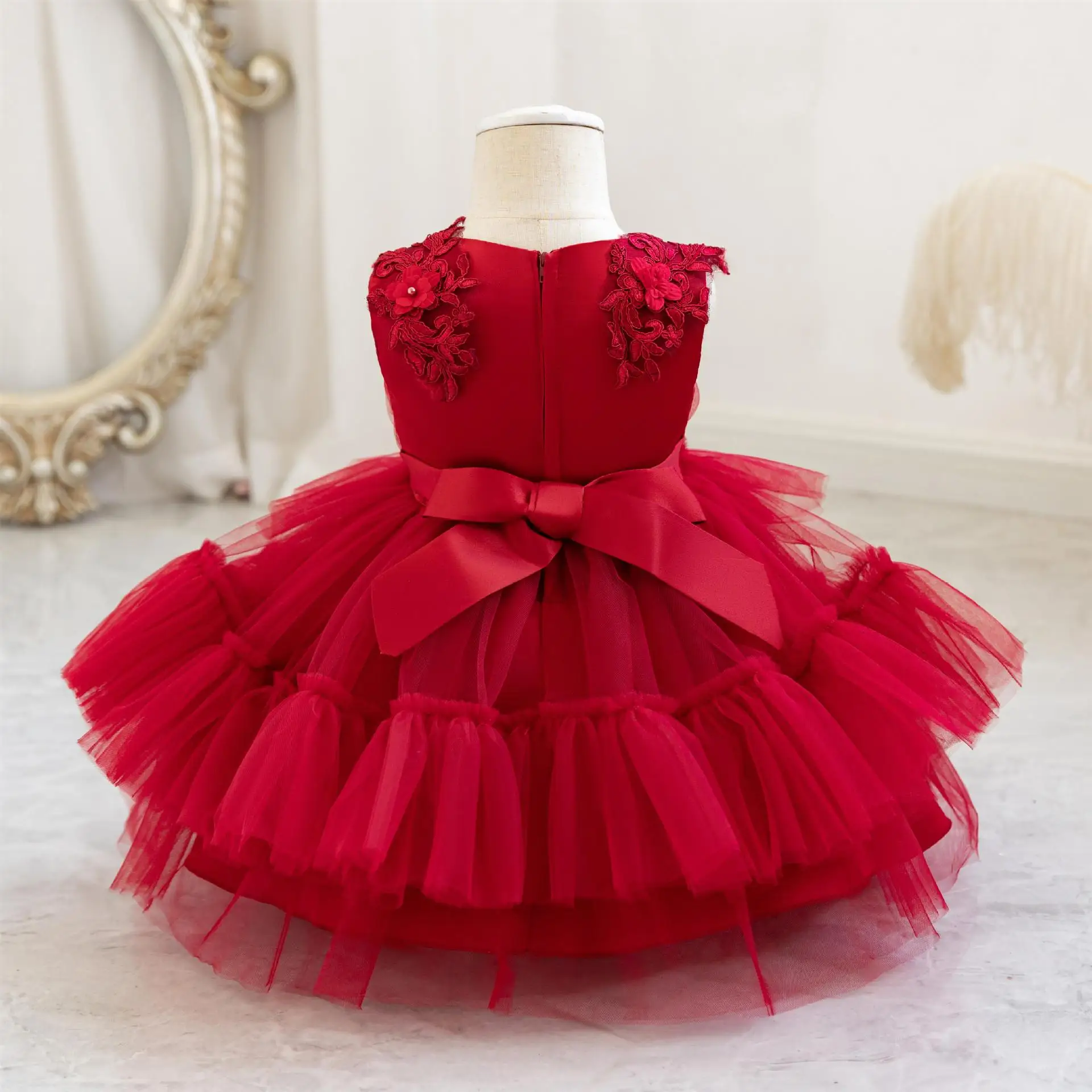 2 Year Old Girl Fancy Baby Girl Dresses Party Dress Kids Flower Girl Birthday Dress