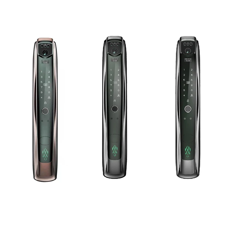 Tuya Smart Life Anti Theft Digital Fingerprint Smart Biometric Fingerprint Virtual Password Security Video Door Lock