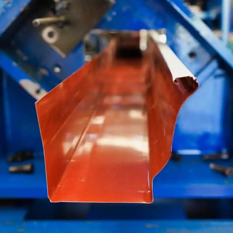 Steel Roofing Metal Water Rain Gutter Roll Forming Making Machine