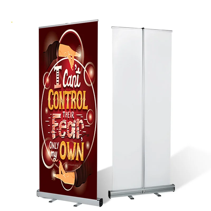 pull-up banners big base Trade Show Display double side customized 10ft Tension Fabric