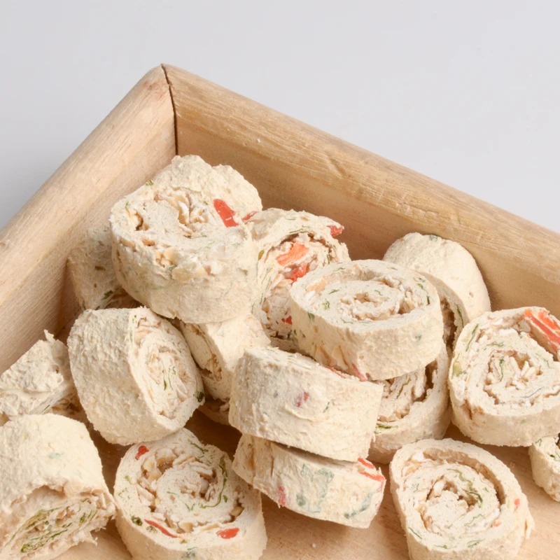 Новая Высококачественная треска кошачья закуска жирная шерсть оптовая цена ролл из трески и овощей