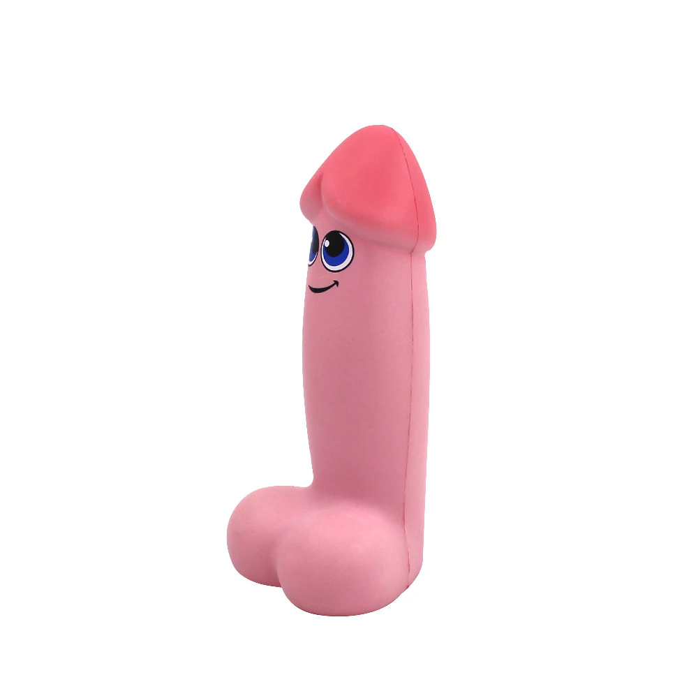 Customize Penis Shape Stress Ball With Logo