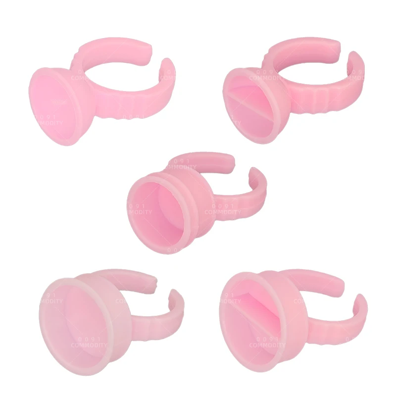 Microblading Lash Pack Tool Blooming Easy Fan Flower Shape Glue Disposable Ring Eyelash Extension Ink Ringcup Holder Cup Tattoo