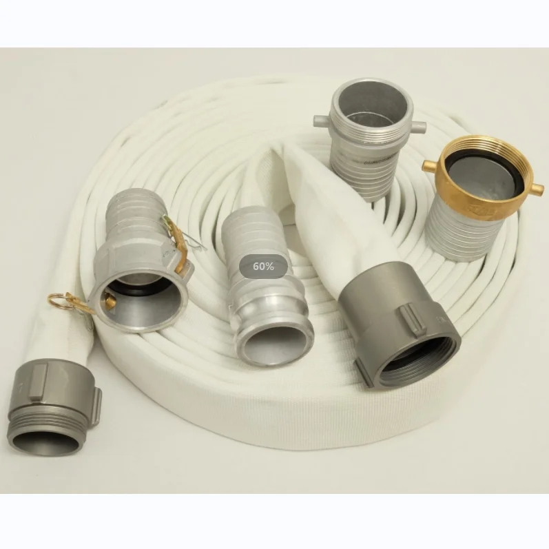 EPDM Rubber 500# Single Jacket All Polyester Fire Hose