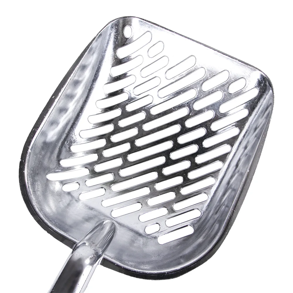 Cat Litter Scooper - Non Stick Jumbo Metal Waste Clump Remover Sifter - Deep Shovel