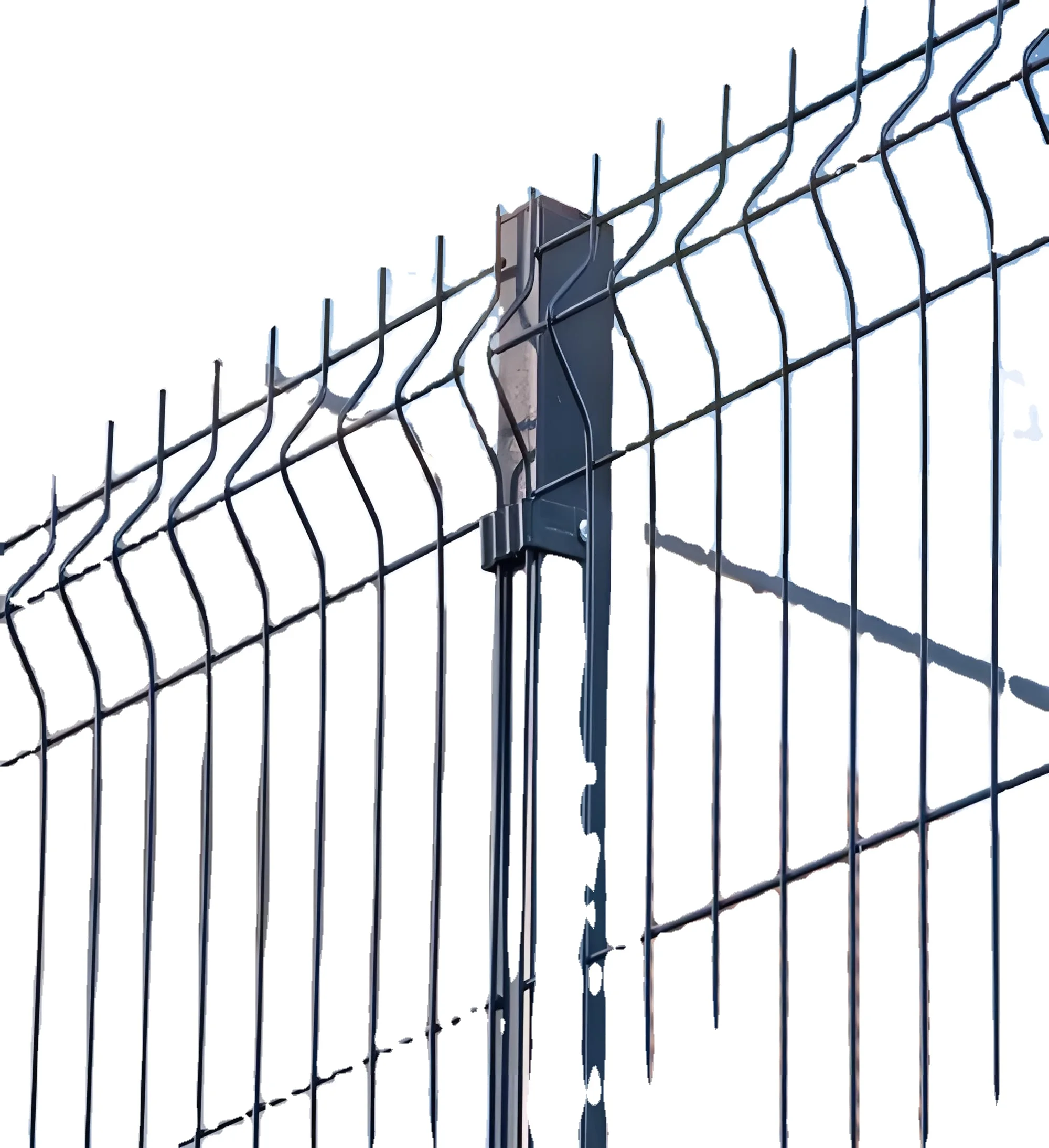 Best Quality Home Outdoor Decorative 3d Curved Welded Wire Mesh Fence 3D Security Fence