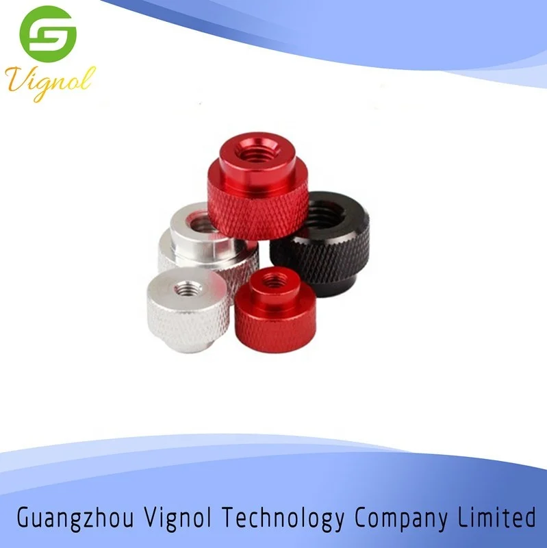 M2 M3 M4 M5 M6 M8 custom knurled thumb screws knurled knob aluminum screw