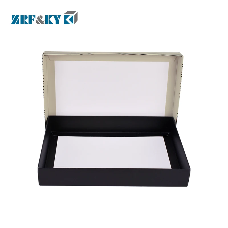 Custom Manufacture Recycled Printed  Logo Art Paper Two Parts Cardboard Packaging Gift Box