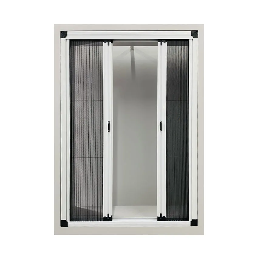 Hot Sale Products aluminum frame for mosquito screen Plisse  Profil Retractable Door Fly Roll Screen Door Mosquito Net