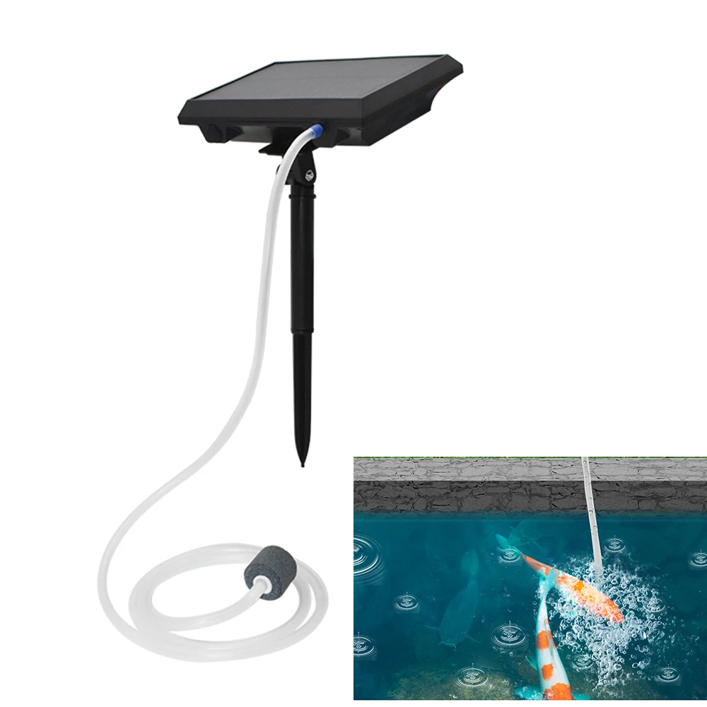 Emergency aerator pump aquarium Solar aeration pump fish tank aeration pump for pond