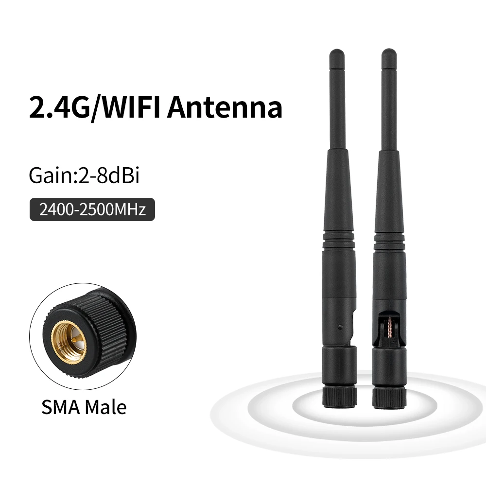 Wifi Antenna Long Range 2Km 2.4G 5.8G Wifi Outdoor Omni Directional Antenna Indoor Rubber antenna