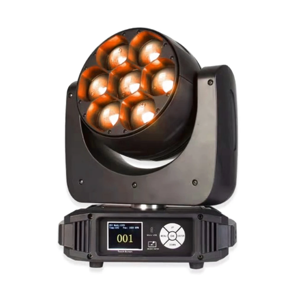 RiGeBa Zoom 7LEDSx40W RGBW светодиодные фары для сцены