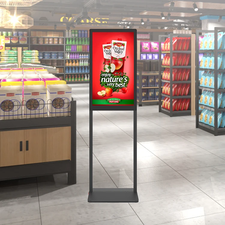 hushida vertical advertising totem stand advertising screens advertising display