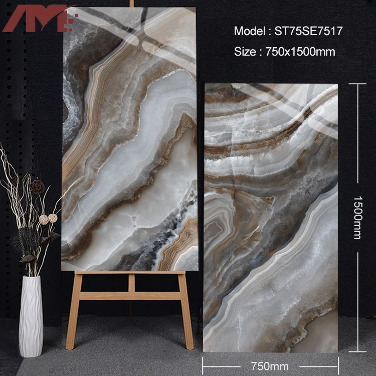 marble look luxury design interior porcelain floor tiles big size