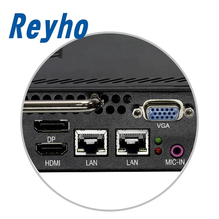 2020 Intel I5 8400 OPS Mini Fanless PC With HD & VGA & DP & Type-C Port Industrial Box Computer