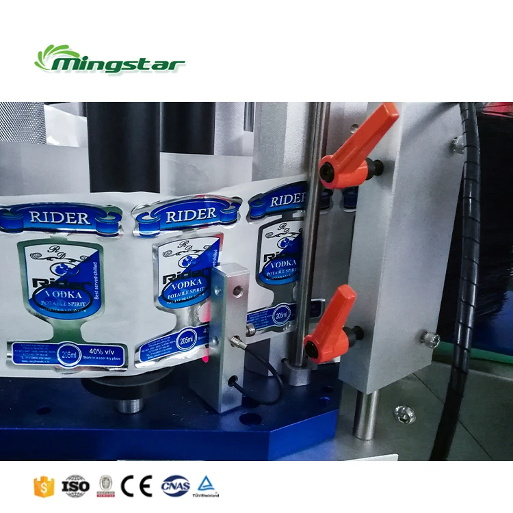 Automatic High Speed label sticker bottle labeling machine square bottle label printing machine