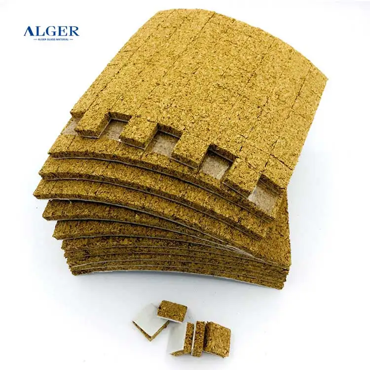 ABM Wooden PVC Glass Transport Protection Cork Pads