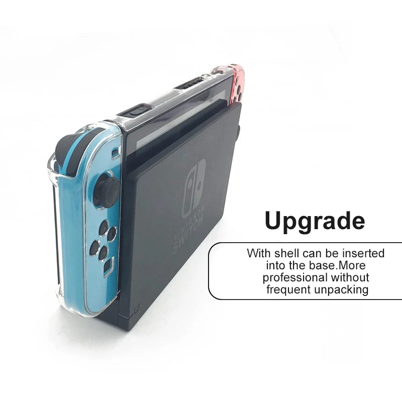 2022 Hot Selling Switch Protective Case Silicone Soft Shell Transparent NS Game Console Separation Host Protective Case