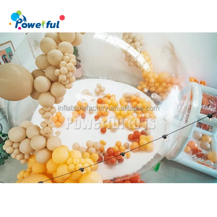 Kids Party Fun House Giant Clear Inflatable Dome Bubble Tent Transparent Waterproof Bubble Balloons House For Rent