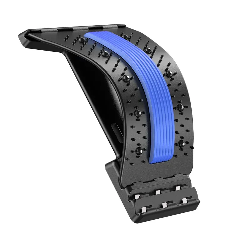 Lumbar Bone Brace Device Arched Therapy Massager Lower Back Cracker Stretcher