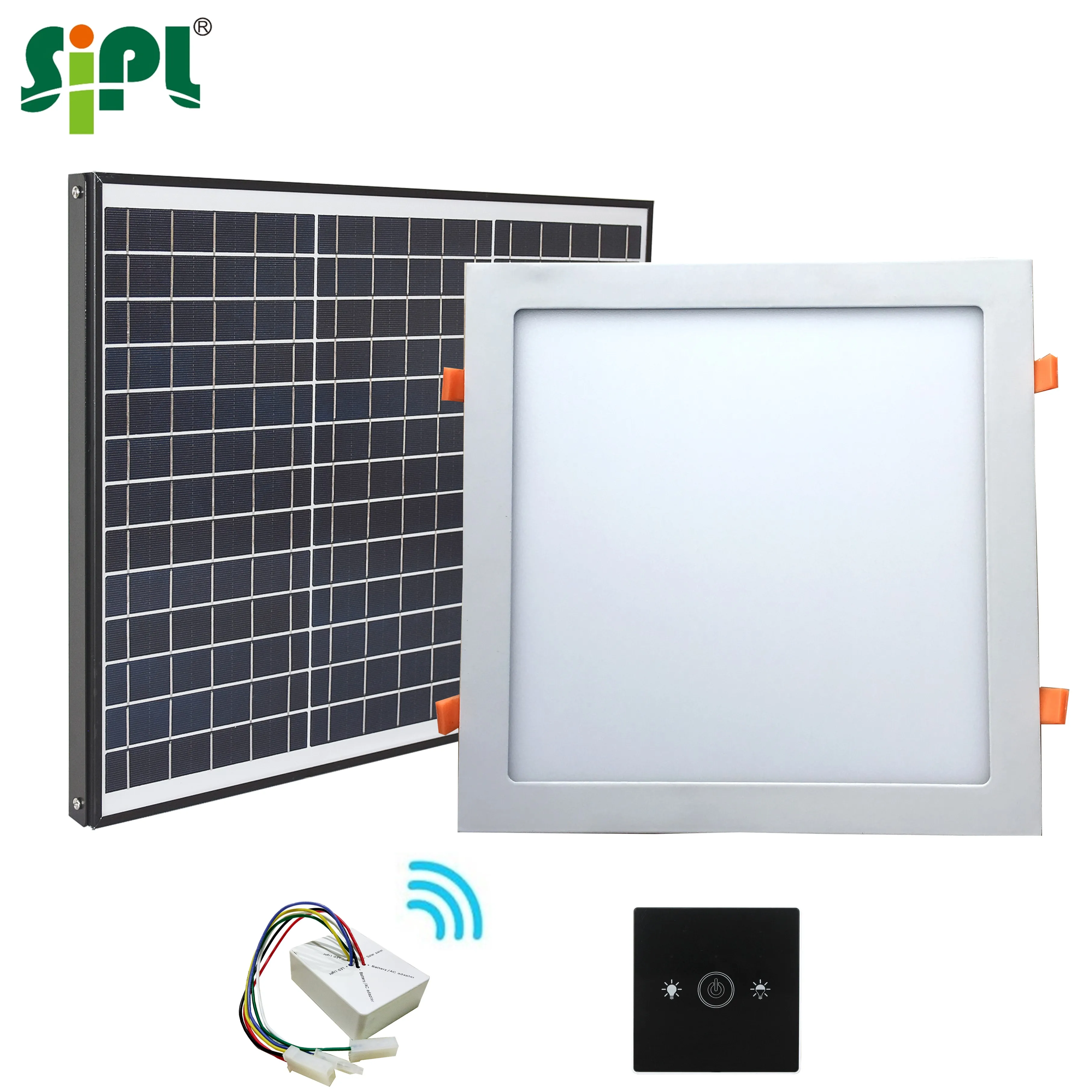 Remote Control Dimmable Solar LED Light Shaftless Roof Window Skylight for Homes Battery Day Night Power 300mm Indoor Lights Kit