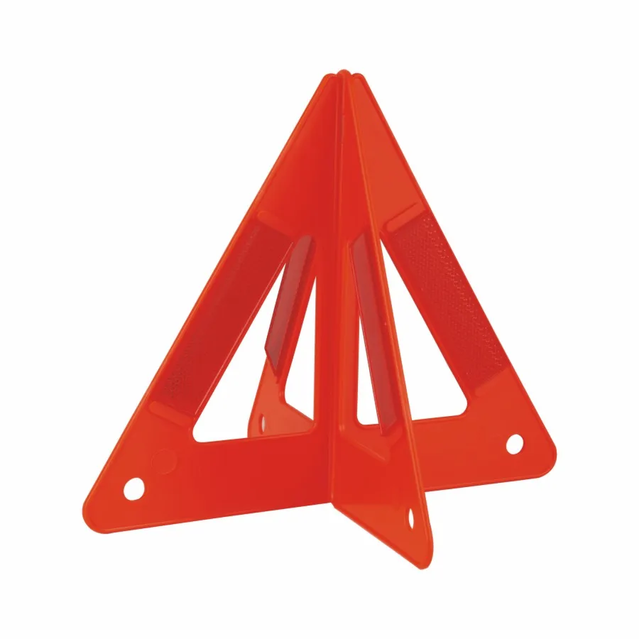 Roadway Sign Safety Kit Breakdown Red Traffic Warning Triangle For Emergency