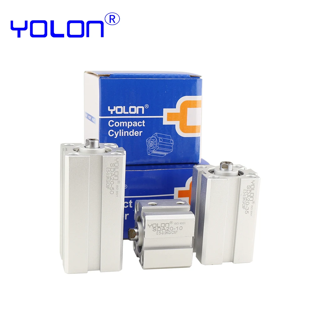 SDA Series Stainless Steel Body Material Standard Standard Nonstandard Pneumatic Air Cylinder