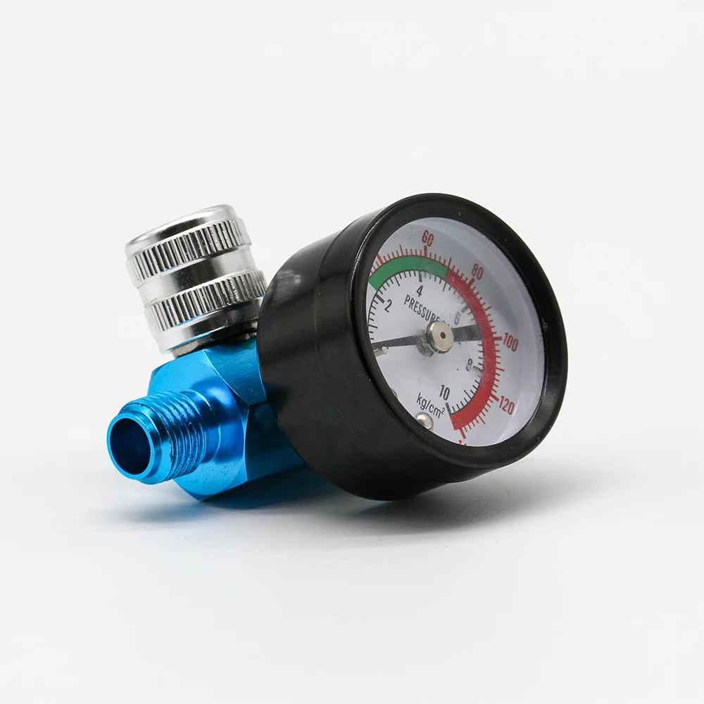 Aluminium Alloy Mini Air Regulator Pressure with Gauge For Spray Gun