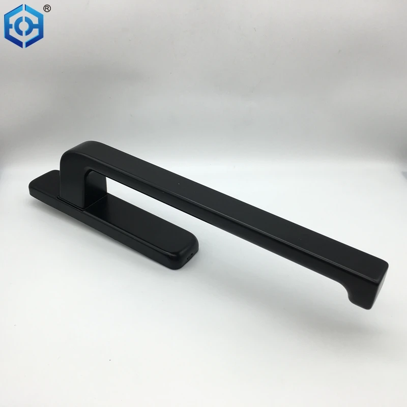 Solid Internal Lift-up Sliding Door Handle PVD Satin Black