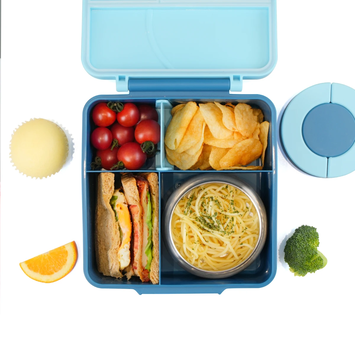 High Quality 4 Compartment Lunch Box For Kids Baby Food Container Leakproof Children Bento Box