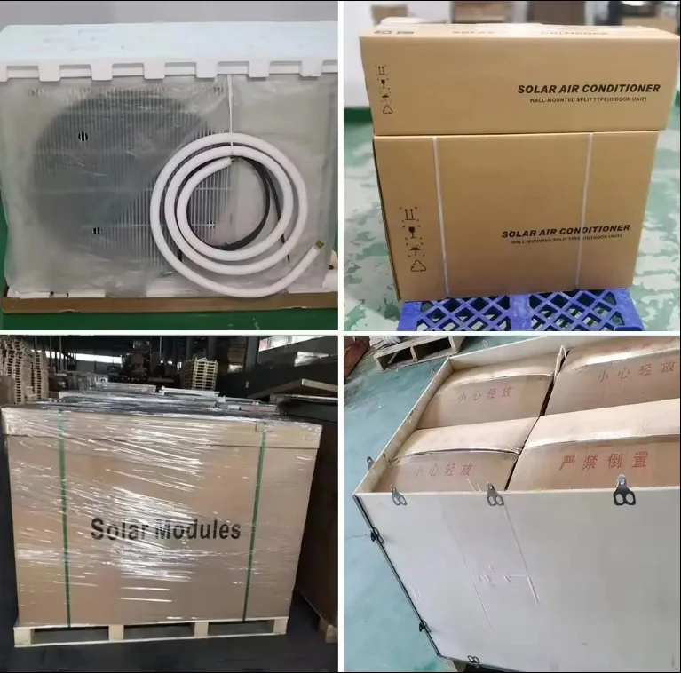 220 v 50 HZ 60 HZ On Grid AcDc Solar Hybrid Air Conditioning System 12000BTU 18000BTU 24000BTU Mini Split Balcony Roof Mounted