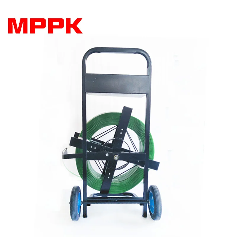 Hand Cart Band Trolley Strapping Tool Two-wheel PET Strap Dispenser
