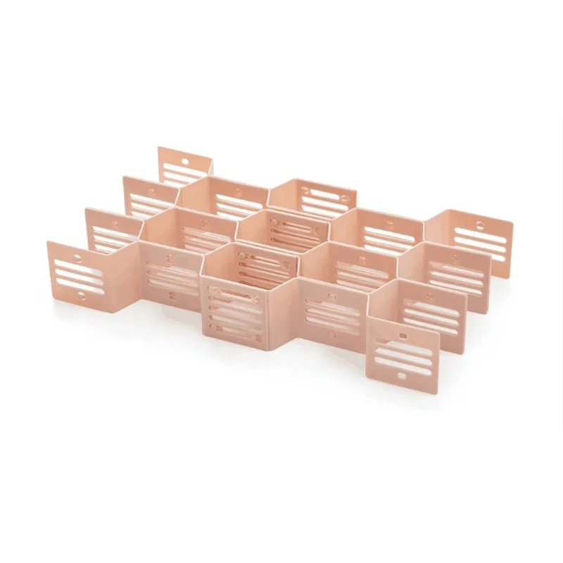 Drawer Organizers Dividers 12 Plaid Honeycomb Nesting for Sorting Storage