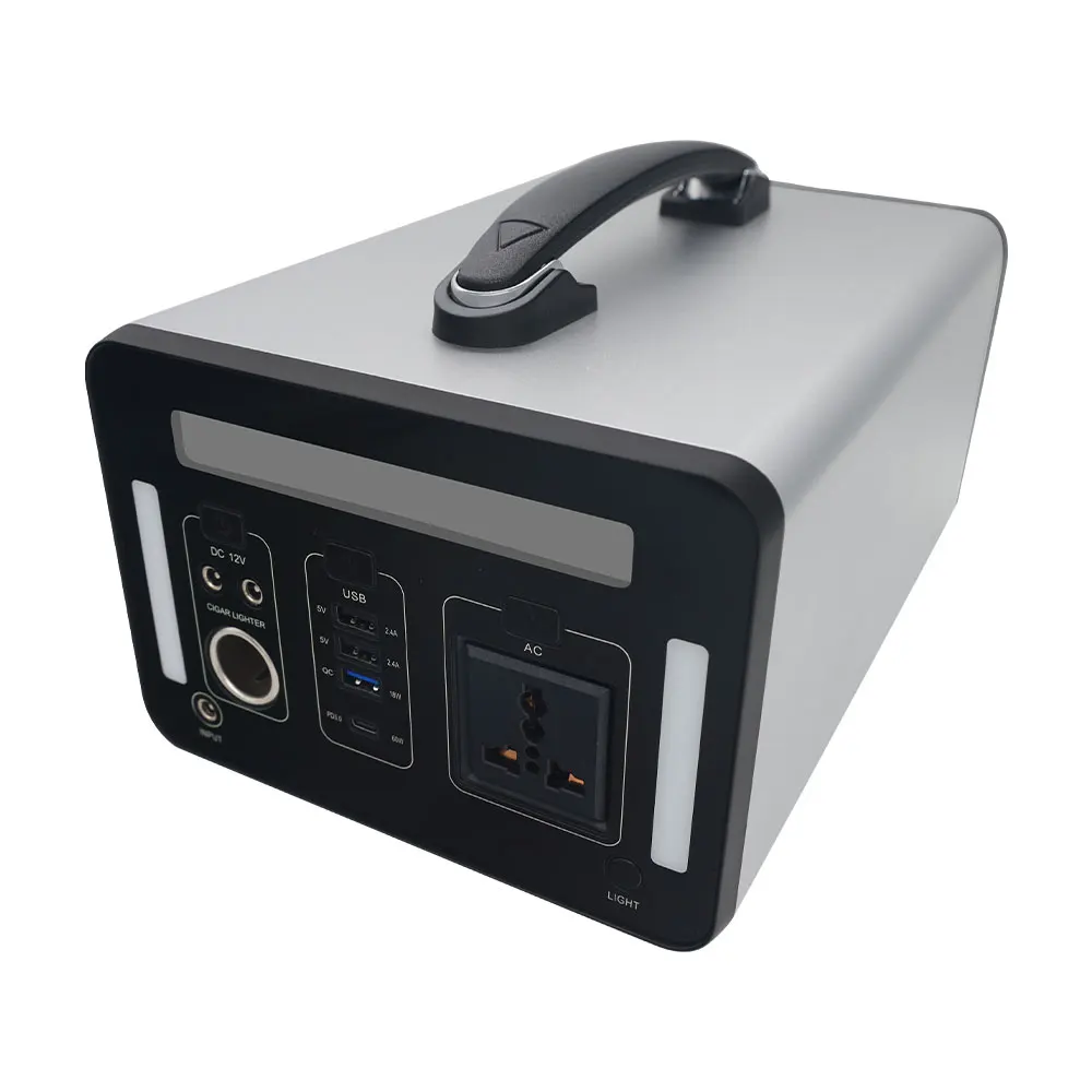 1000w   Lithium Battery Solar Generator Wireless Solar Power Bank Charger Portable Rechargeable Power Station