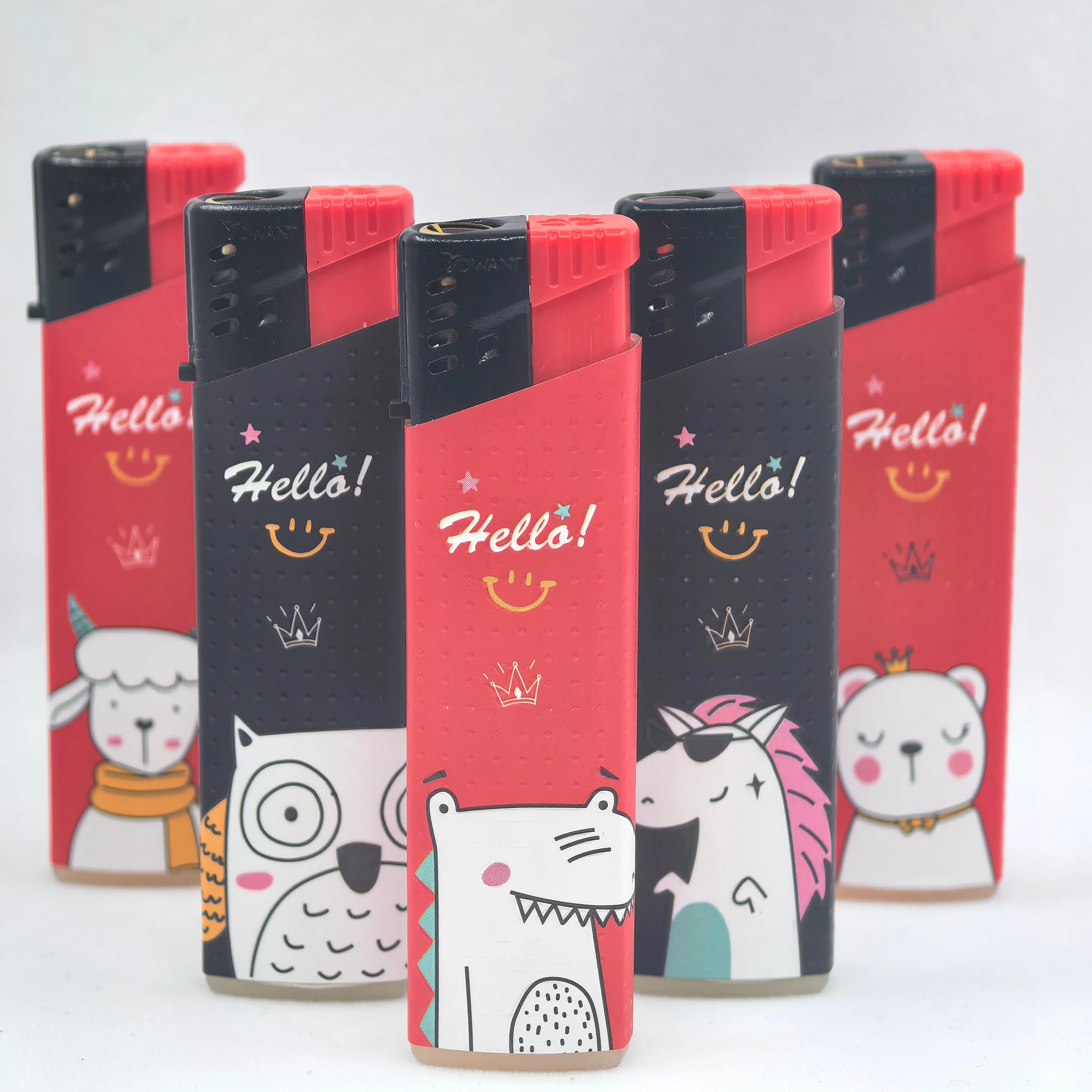 Пластиковый многоразовый одноразовый фонарь для бумажной обертки струйный Электрический пьезо прикуриватель