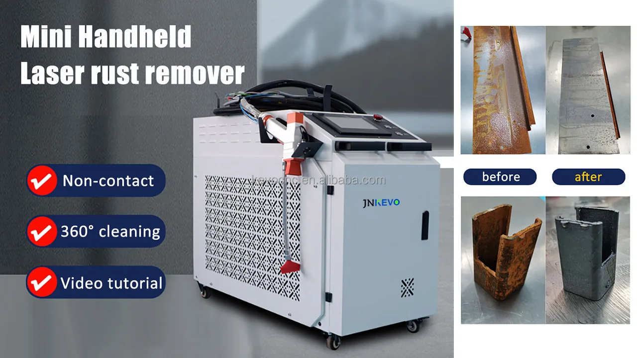 JNKEVO laser clean machine 2000 3000 w rust remover portable laser cleaner